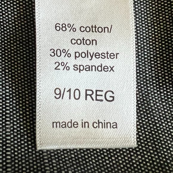 Maurices Women's Black Gray Trouser Pants Sz. 9/10 - Picture 8 of 9